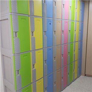 4 Column 5 Tier Steel Storage Locker for Changing Room